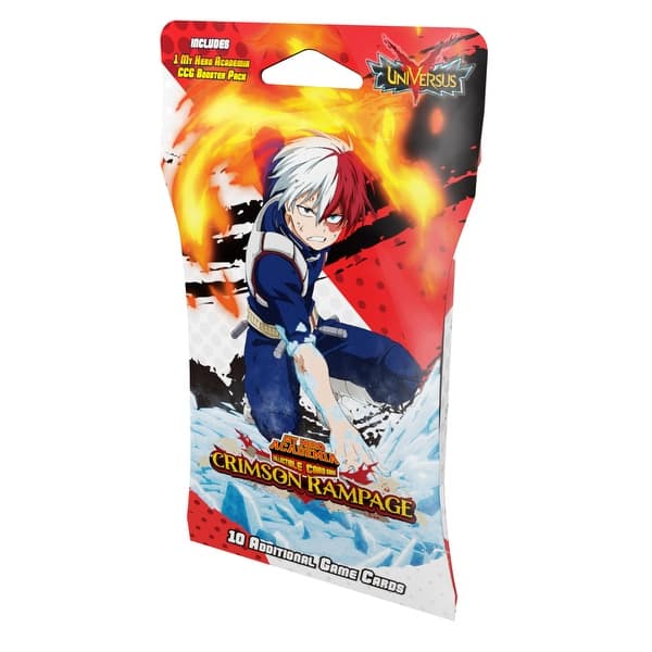 my hero academia crimson rampage booster box My Hero Academia: Collectible Card Game Booster Wave 2 Crimson Rampage main image 1