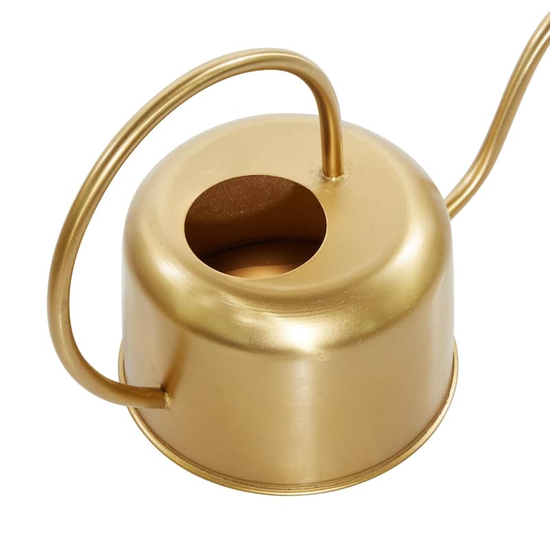 Metal Watering Can Indoor Outdoor Planter - Set of 3 Gold - Roche River Decor