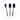 Mrs. Anderson's Baking Spatula Set, Navy Blue, 3-Piece Set