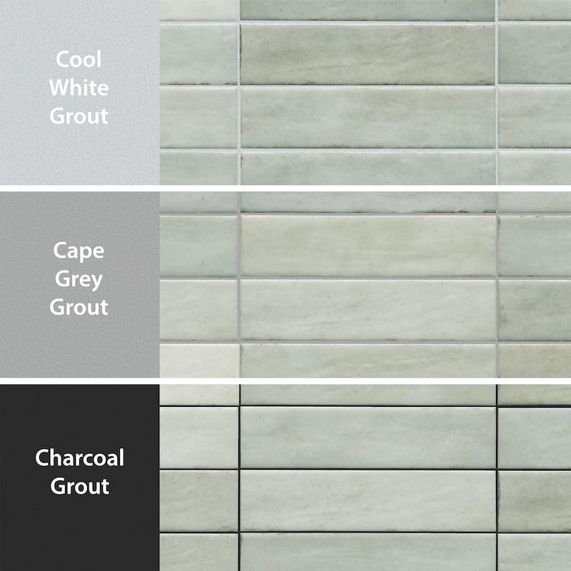 Merola Tile Tribeca Studio Seaglass Mint 2-3/8" x 9-5/8" Porcelain Wall Tile