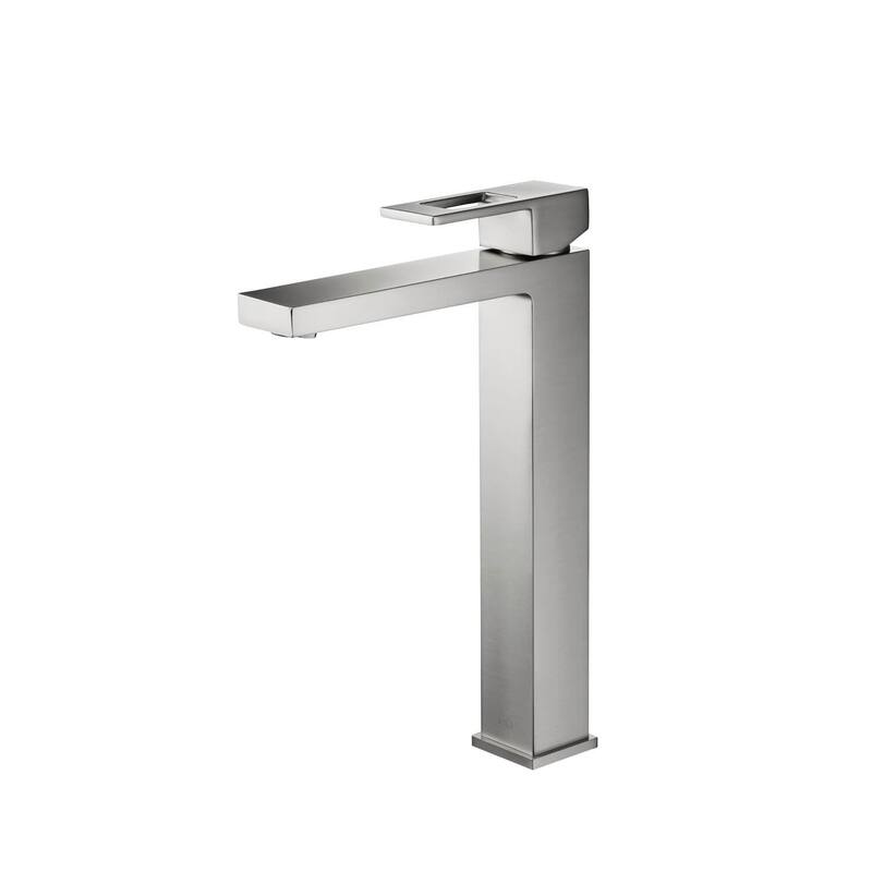 Lead Free Solid Brass Single Handle Bathroom Vanity Sink Faucet with Water Hose