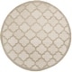 preview thumbnail 49 of 99, Nourison Easy Care Indoor/Outdoor Moroccan Trellis Area Rug 6' x Round - Cream