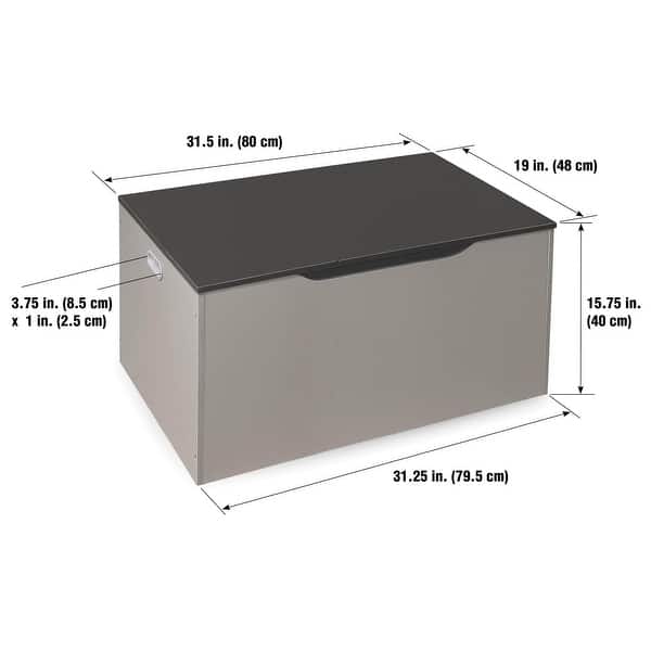 dimension image slide 0 of 2, Taylor & Olive Lantana Flat Bench Toy and Storage Box