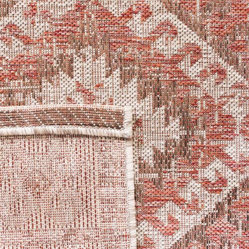 SAFAVIEH Courtyard Adrielle Outdoor Waterproof Patio Backyard Rug