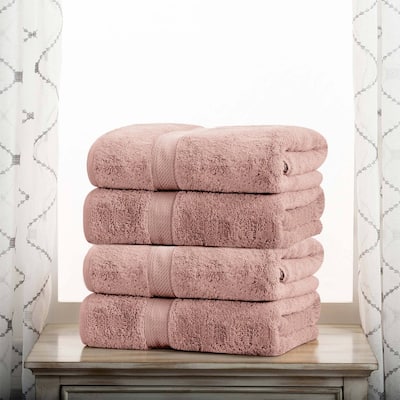 Superior Egyptian Cotton Pile Heavyweight Bath Towel Set of 4