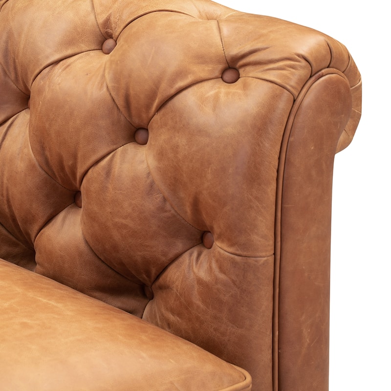 Poly and Bark Lyon Lounge Chair - Genuine Italian Leather