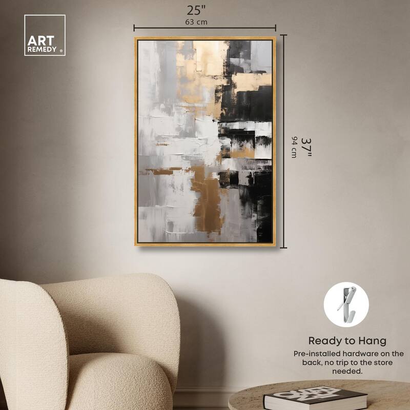 Nocturnal Alloy Canvas by Art Remedy
