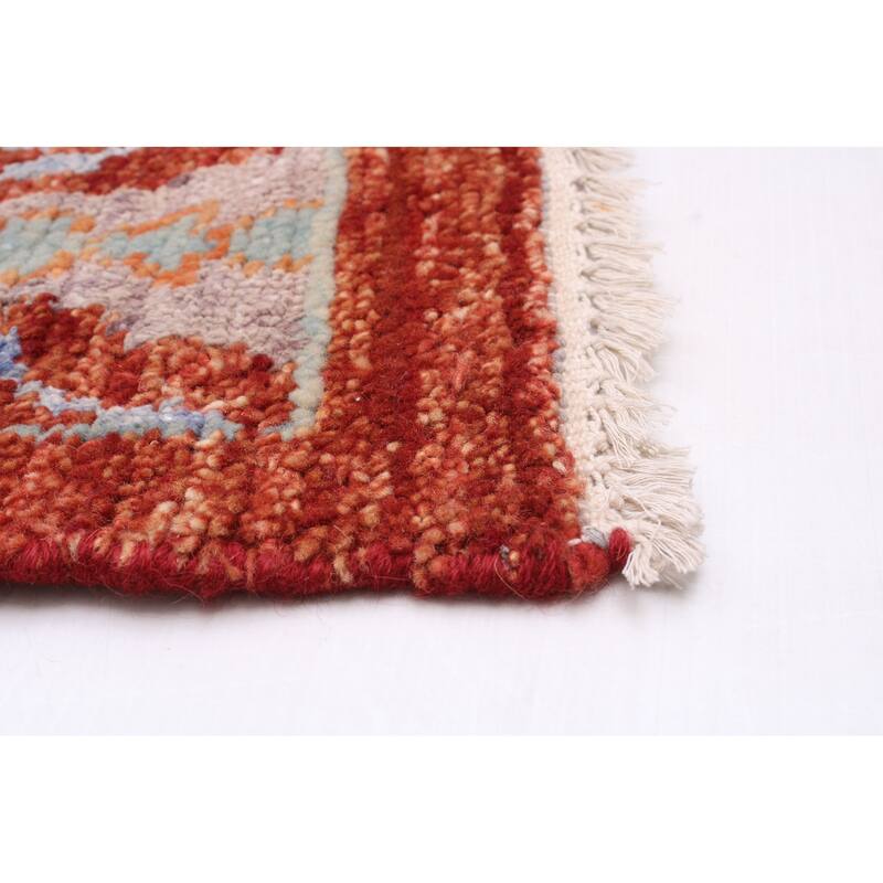 ECARPETGALLERY Hand-knotted Mystique Dark Copper Wool Rug - 10'0 x 13'8