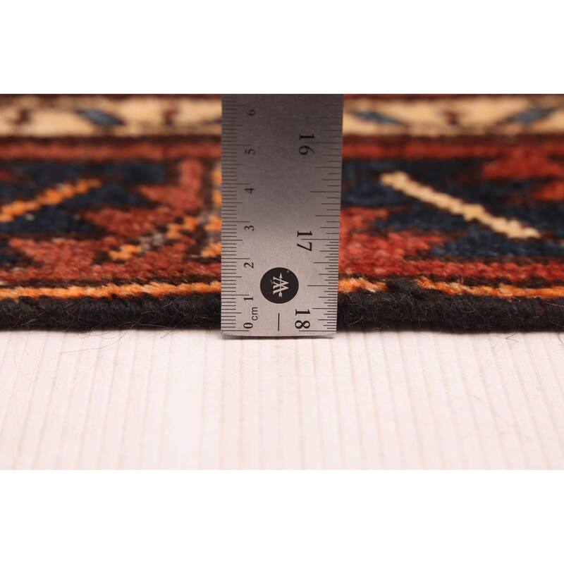 ECARPETGALLERY Hand-knotted Andelz Red Wool Rug - 3'10 x 6'4