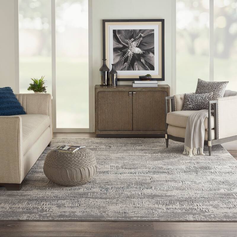 Michael Amini MA90 Uptown Abstract Area Rug