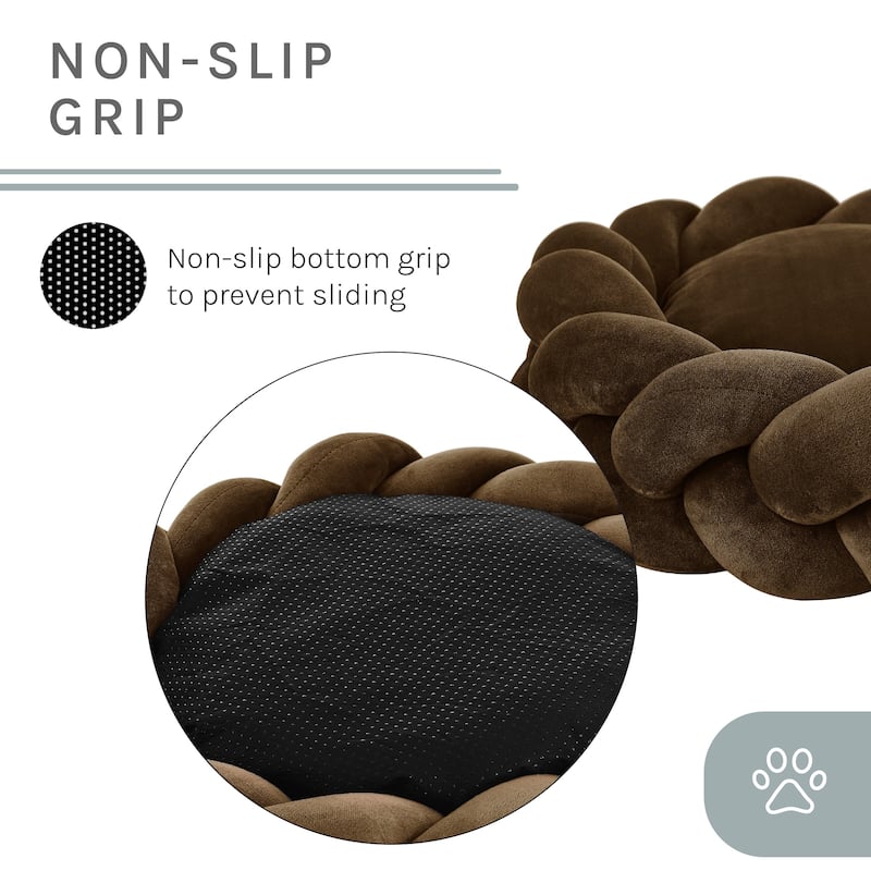 Ivy 20'' Dog Bed in Brown - 20
