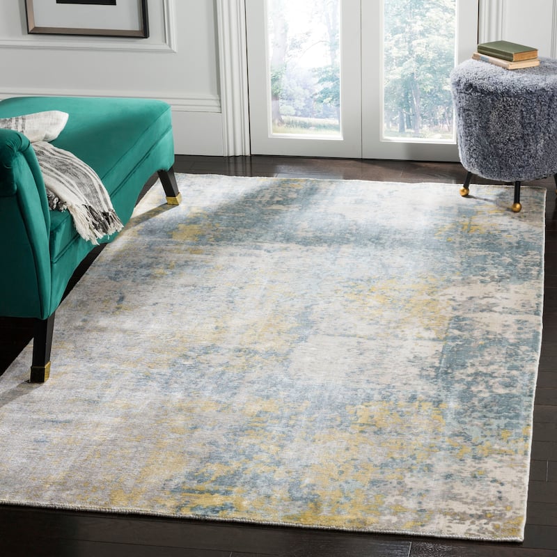 SAFAVIEH Handmade Mirage Romana Modern Abstract Viscose Rug