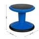 preview thumbnail 5 of 17, Commercial Fixed Height Collaborative Wobble Stool - 12.75"W x 12.75"D x 12"H