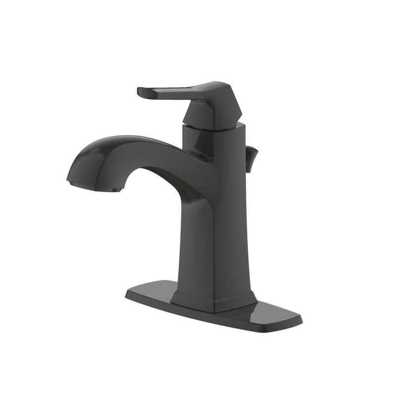 Ultra Faucets Lotto Collection Single-Handle Lavatory Faucet - Matte Black UF38707