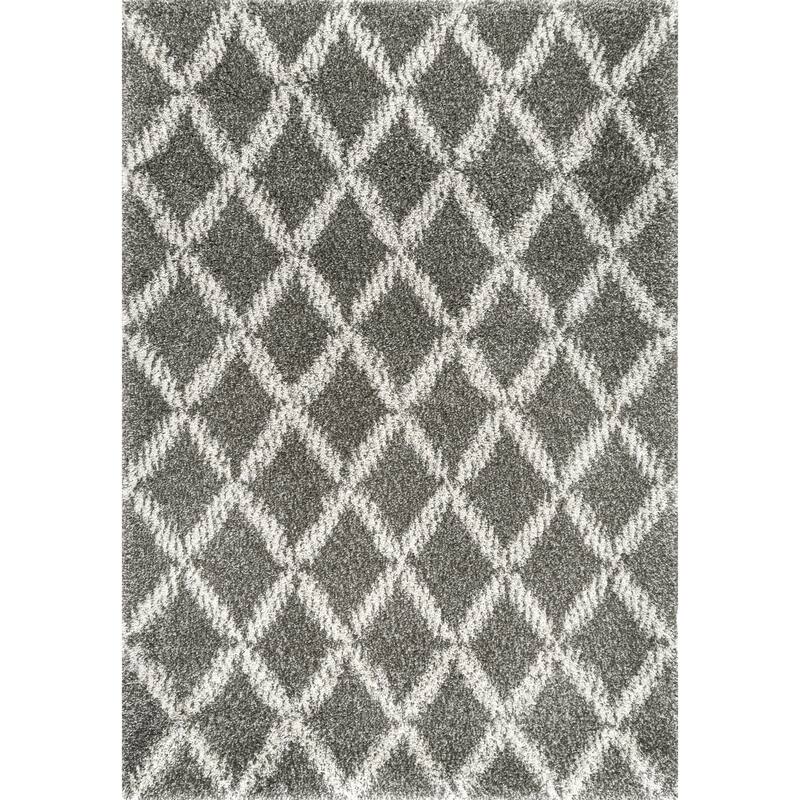 Nuloom Sharika Lattice Shaggy Area Rug
