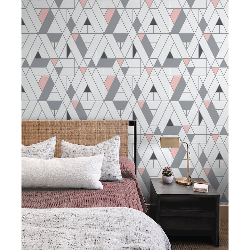 NextWall Kaleidoscope Peel and Stick Removable Wallpaper