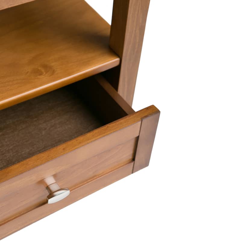 WYNDENHALL Norfolk SOLID WOOD 20 inch Wide Rectangle Transitional End Side Table - 20 inch Wide