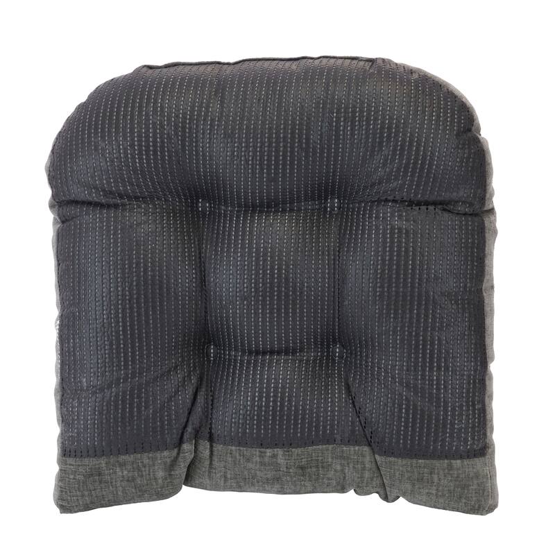 Klear Vu Gripper Overstuffed Universal Non-Slip Dining Chair Cushions