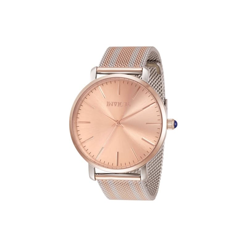 Invicta Women's 33937 Angel Quartz 3 Hand Rose Gold Dial Watch - Rose Gold