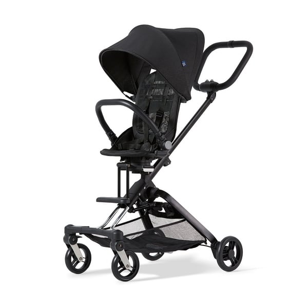 slide 2 of 5, On-the-Go 3-in-1 Lightweight Stroller, Bubble Black