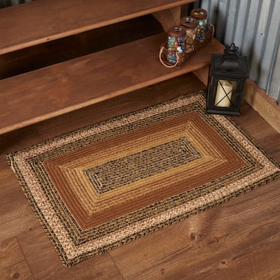 Kettle Grove Jute Rug Rect w/ Pad 24x36 - 2' x 3'