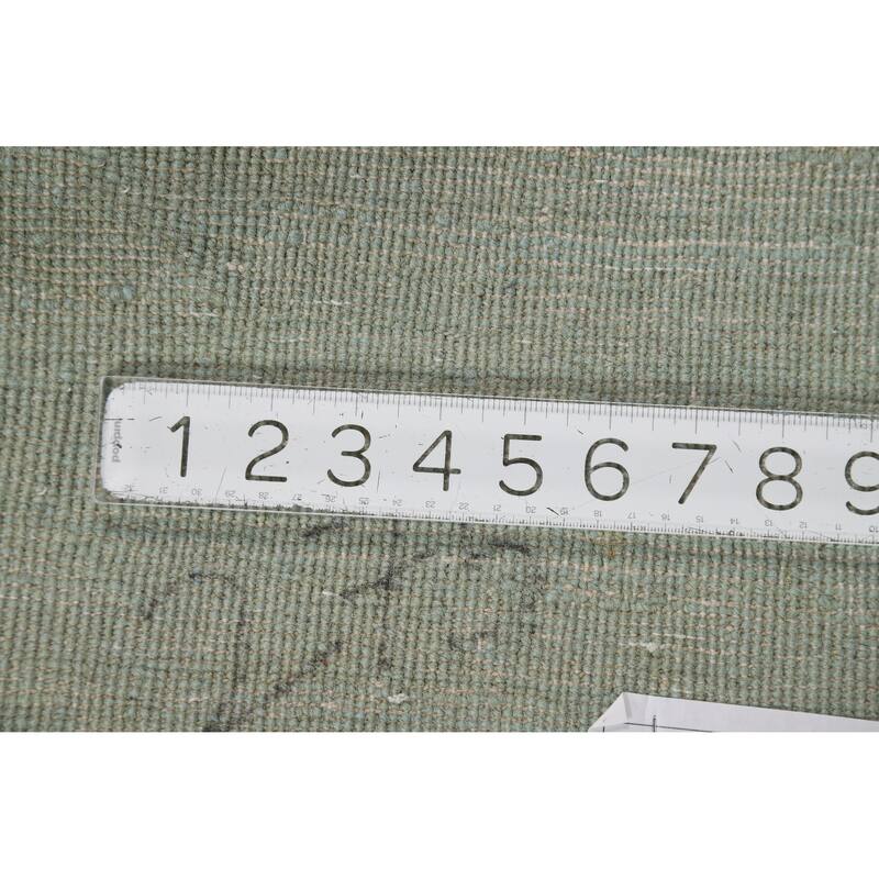 Blue Gabbeh Modern Rug Hand-Knotted Wool Carpet - 2'7" x 4'1"