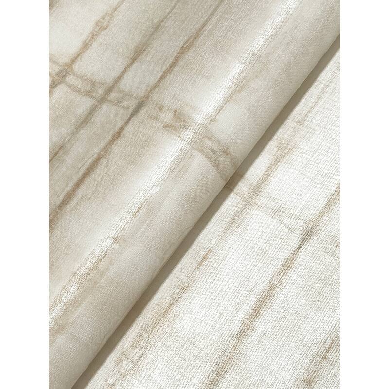 A-Street Prints Modulus Beige Geometric Stripe Wallpaper