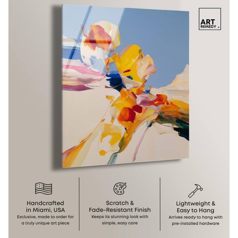 Flippant Bloom II Acrylic by Art Remedy, Ready to Hang