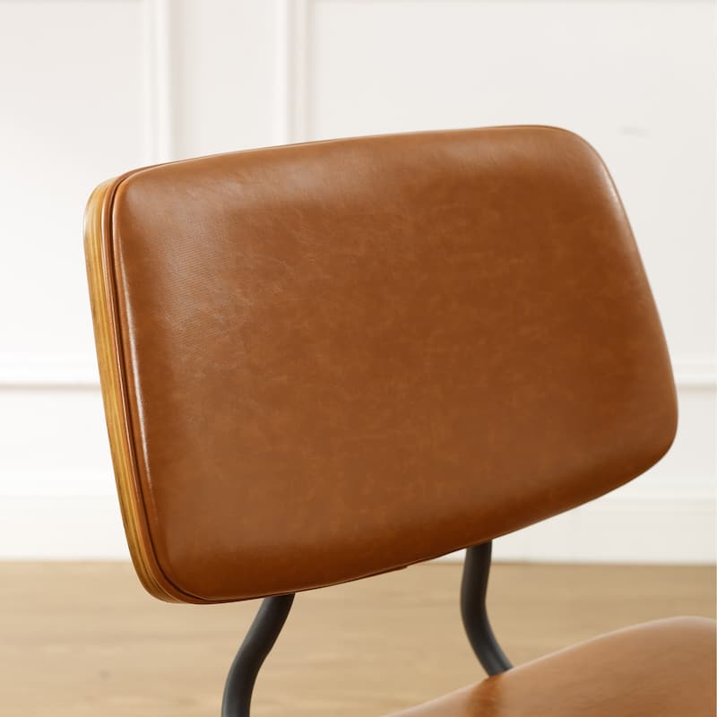 Art Leon Modern Bentwood Accent Chair (Set of 2)