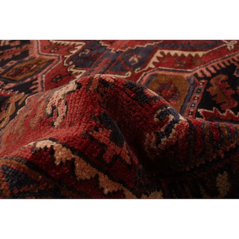 ECARPETGALLERY Hand-knotted Sarabi Red Wool Rug - 7'9 x 10'10
