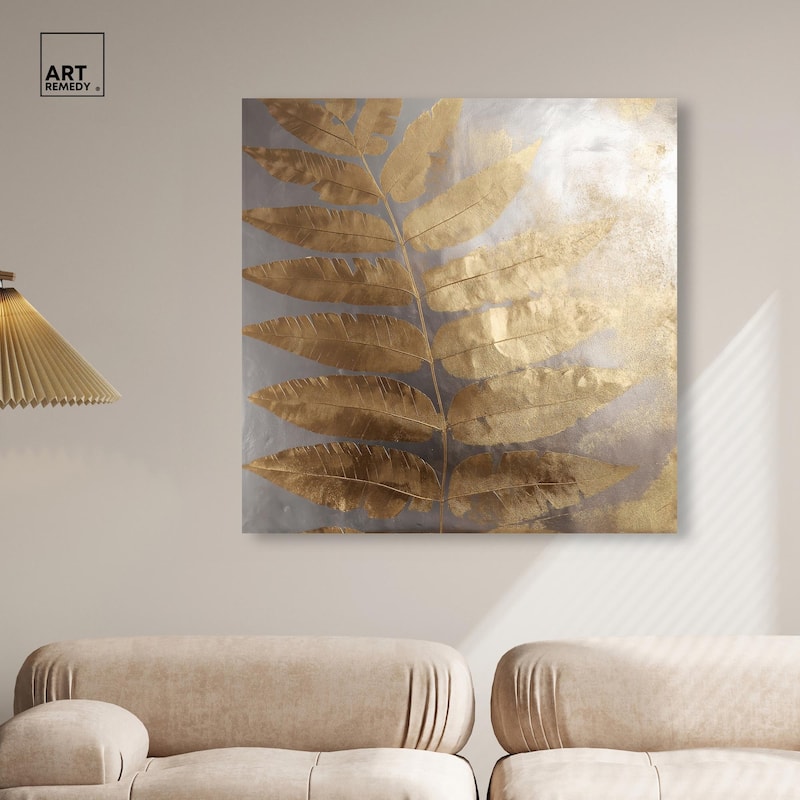 Golden Canopy (II) Canvas by Art Remedy, Gallery Wrapped
