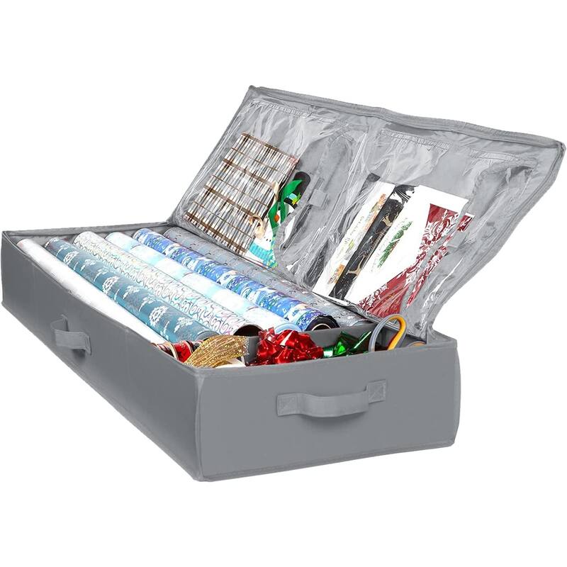 Hold N' Storage - Wrapping Paper Storage Container. Fits up to 27 Rolls 1.37" Diam.