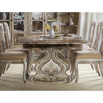 Hooker Furniture Chatelet 83-127" Long Refectory Luxury Trestle Dining