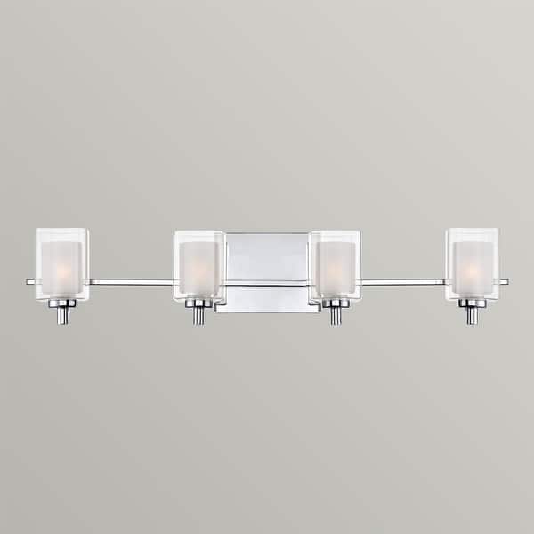 Ana Interiors Four Light Bath Fixture Kolt Polished Chrome - Exact Size ...