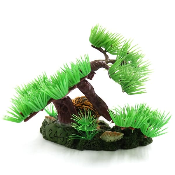 Shop Plastic Tree Aquarium Terrarium Decorative Plant For Reptile Snake Lizard Tank Overstock 24156761
