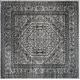 preview thumbnail 124 of 230, SAFAVIEH Adirondack Cheyenne Rustic Oriental Medallion Rug 10' Square - Silver/Black
