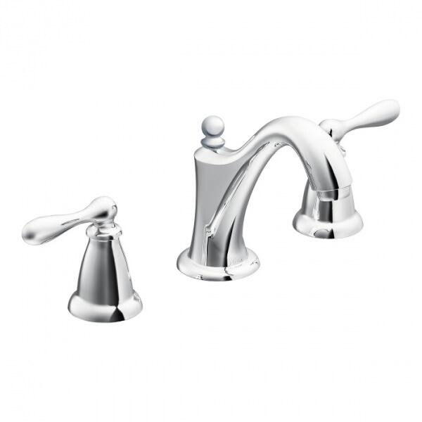 Shop Moen Ws84440 Caldwell Two Lever Handle High Arc Lavatory