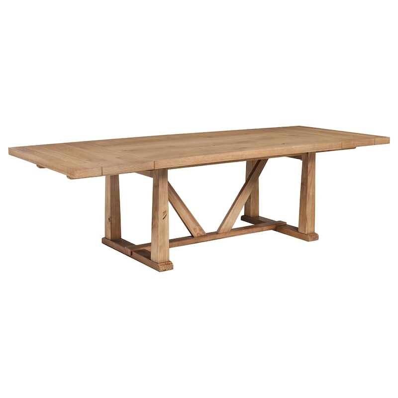 Middleton Extension Leaf Dining Set Natural Brown
