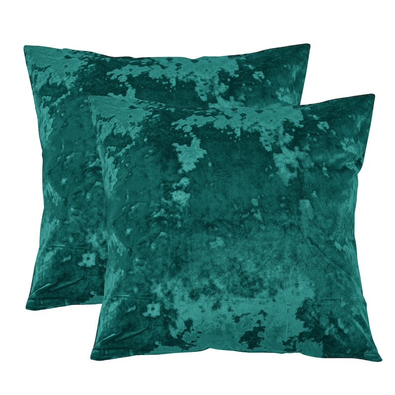 Rancho Crushed Velvet Throw Pillow Cover Set, NO INSERT