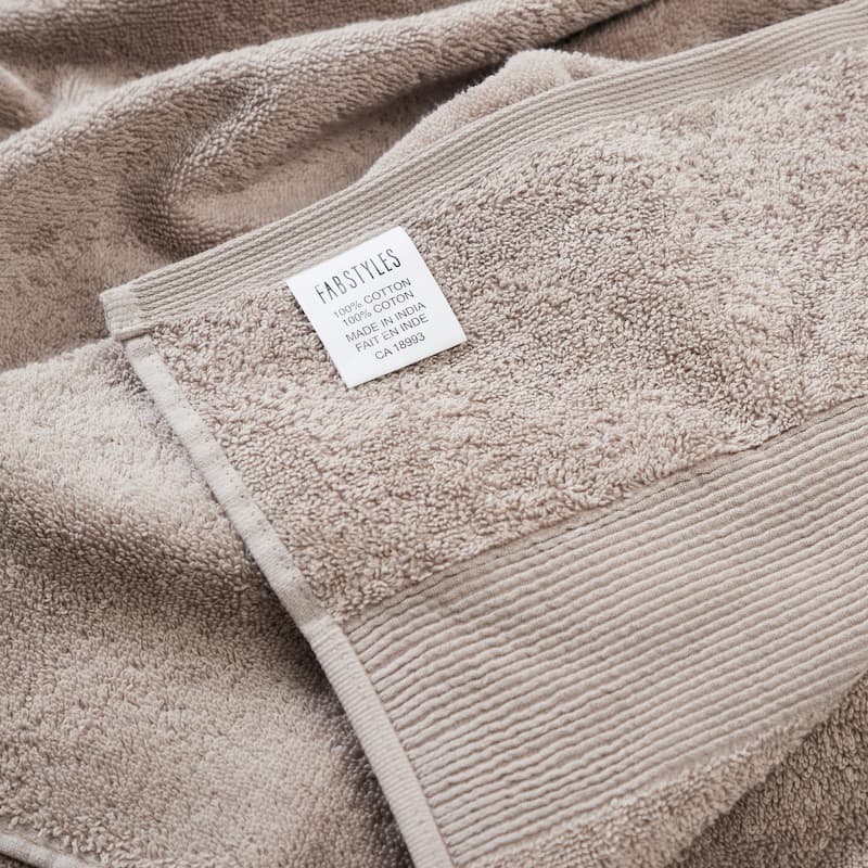 Fabstyles Luxury Large Bath Sheet 35 by 70 Inches Set of 2