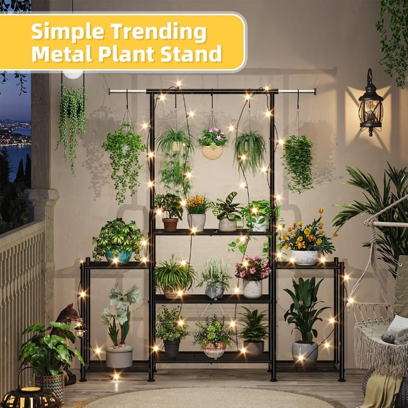 Plant Stand Indoor Outdoor - 56.5 x 11.75 x 64 inches