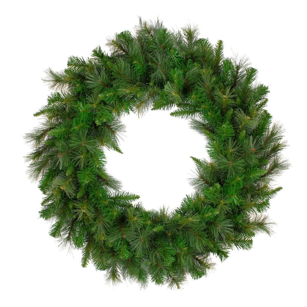 Canyon Pine Mixed Artificial Christmas Wreath 36-Inch Unlit - 36"