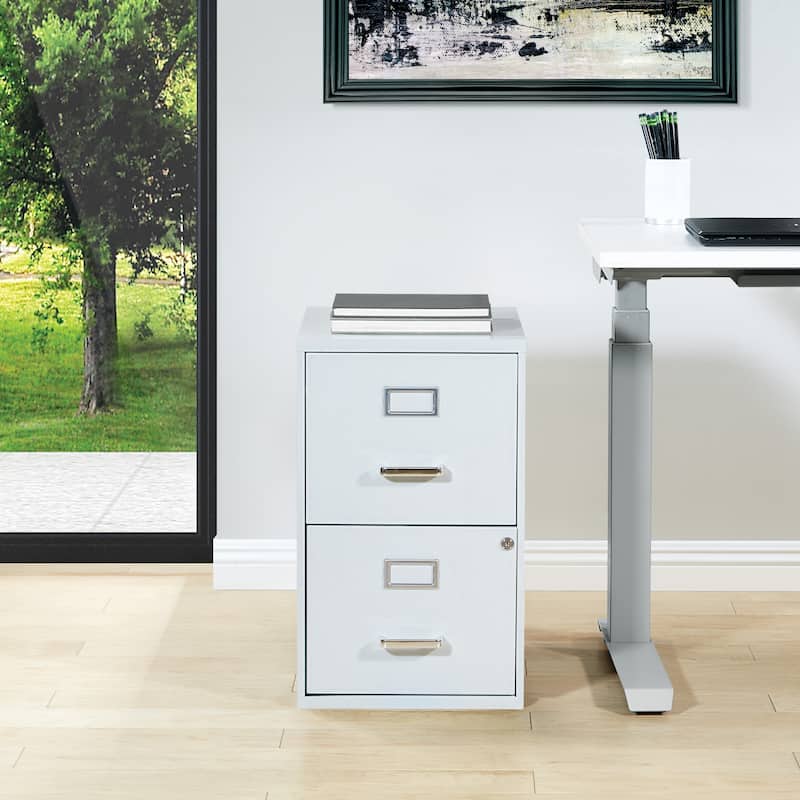 Metal File Cabinet - Grey