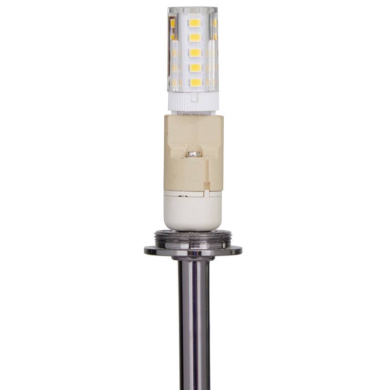 Stylish Metal Orb Light Table Lamp with Marble Base - Gold, Black, Silver