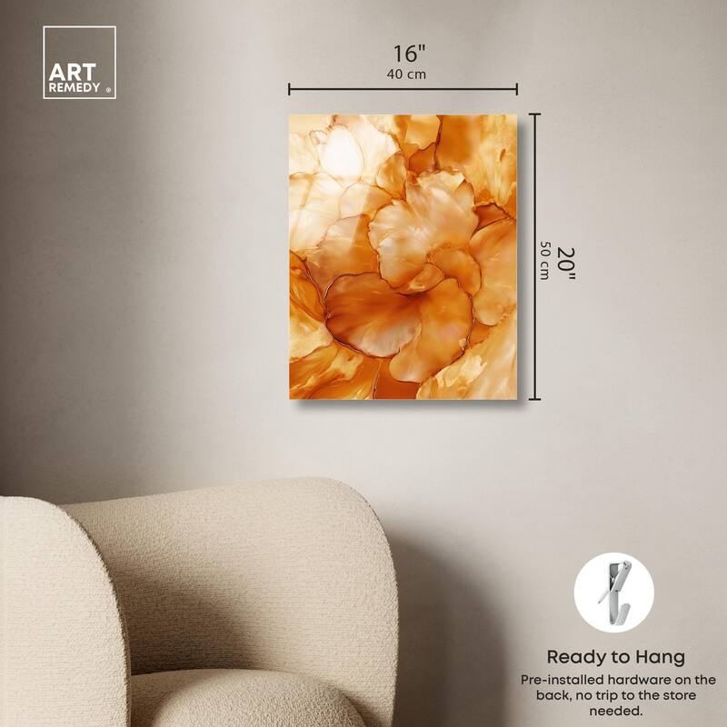 Sunlit Bloom II Acrylic by Art Remedy, Ready to Hang