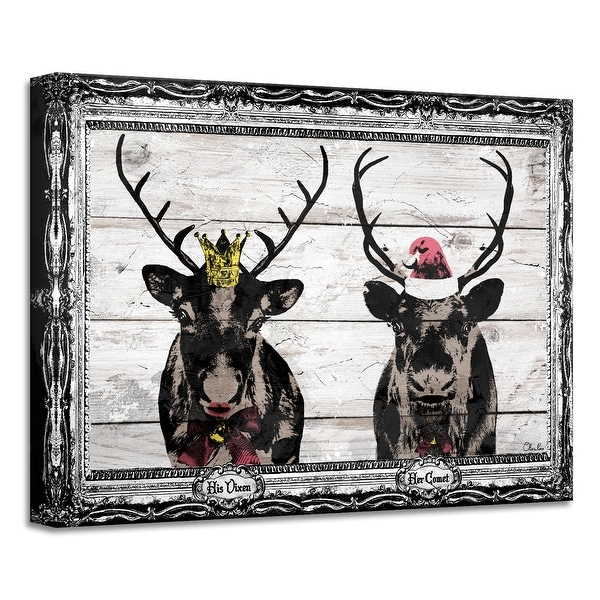 Ready2HangArt 'Vixen & Comet' Holiday Canvas Wall Art by Olivia Rose. Opens flyout.
