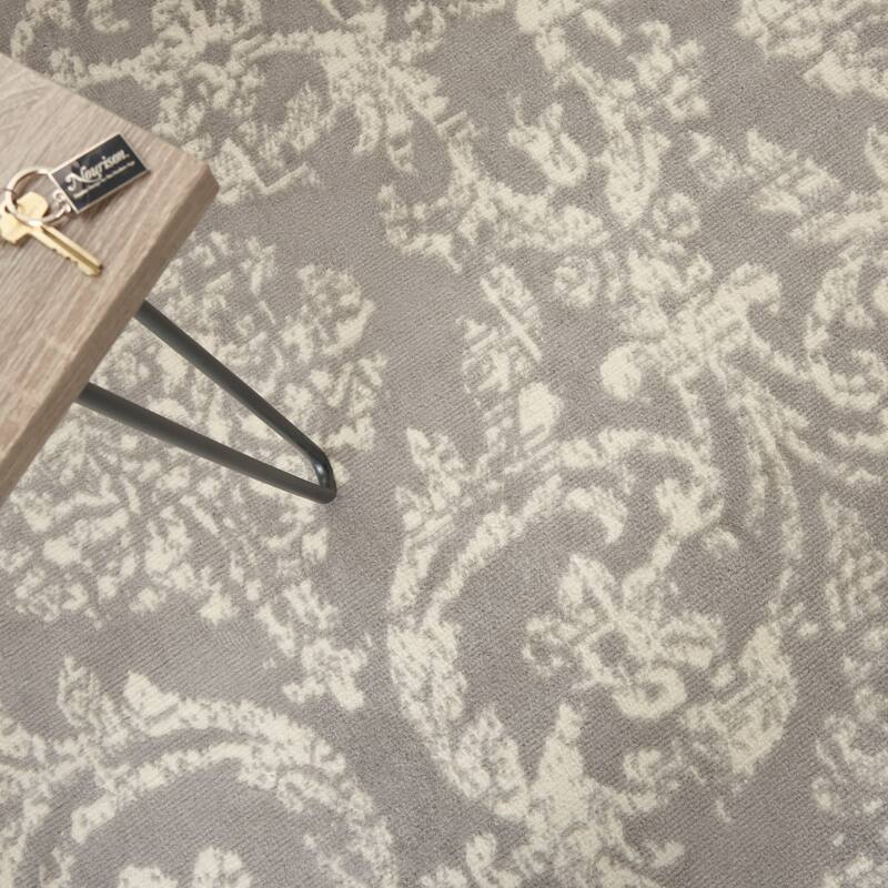 Nourison Jubilant Vintage Farmhouse Damask Area Rug