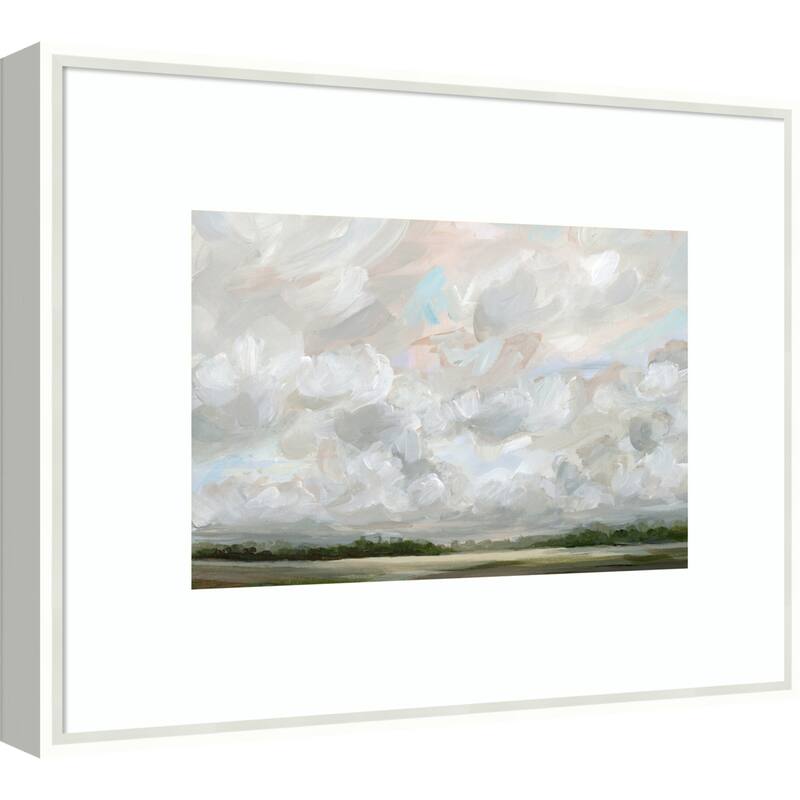 Muted Prairie by Nicole Walsh Wood Framed Wall Art Print