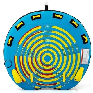 Costway Towable Tube for Boating 1-3 Person Inflatable Boat Tube for - See Details