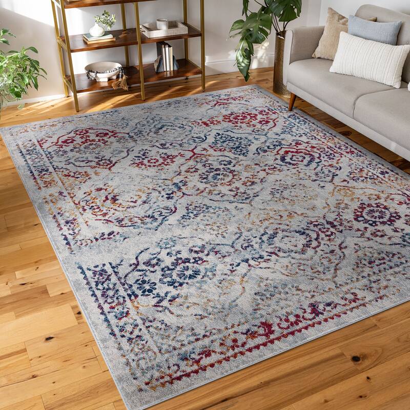 Gematria Bohemian & Eclectic Oriental Indoor Area Rug